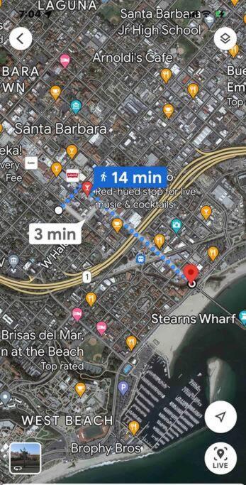 Upscale Downtown Home Walk To Beach Shops Bars 2 Santa Barbara Eksteriør billede